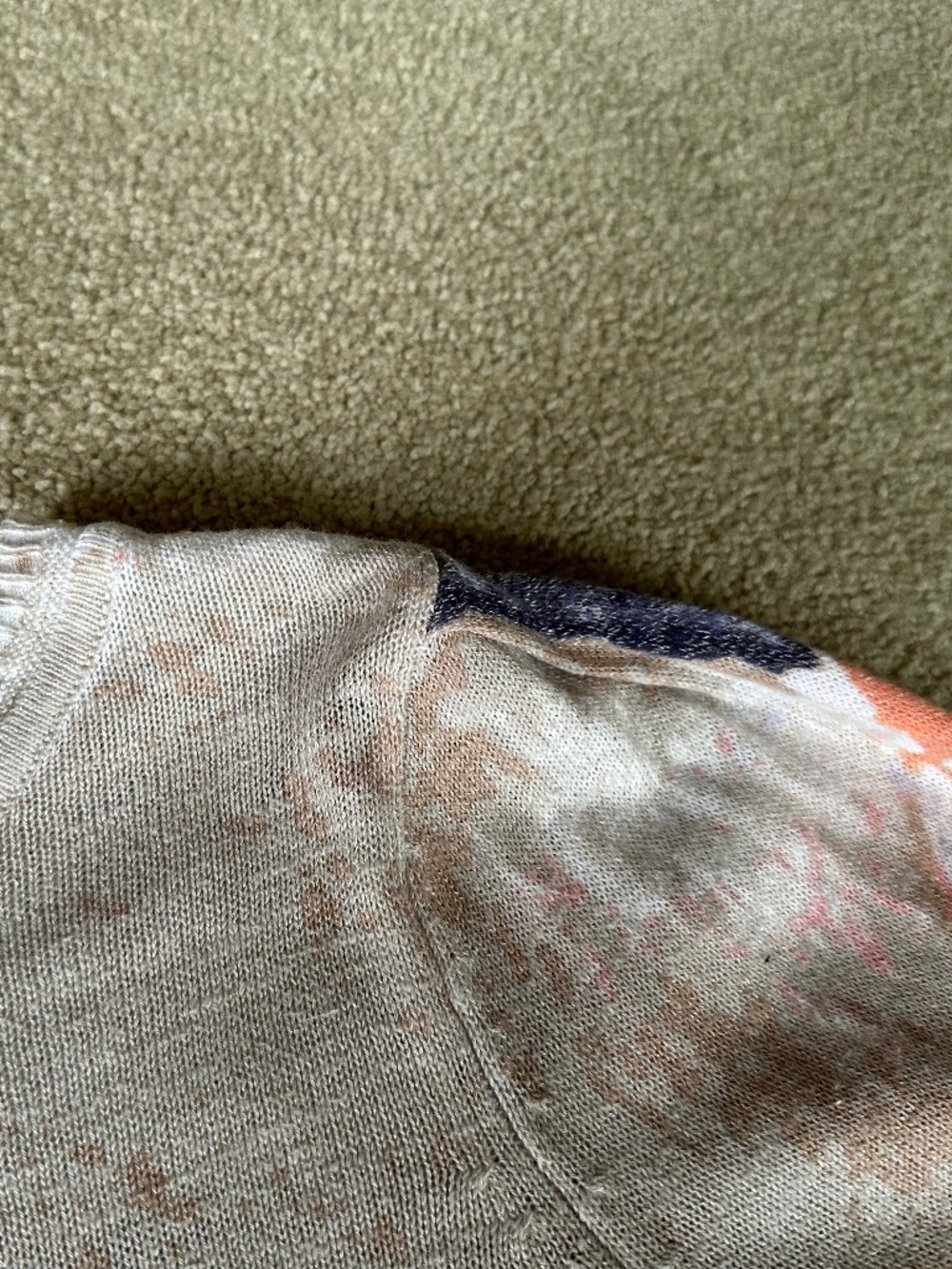 NIC & ZOE Printed Geo Sweater, XS, Puff Sleeve detail - Picture 12 of 15